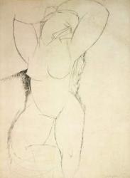 Caryatid, c.1913-14 (pen & ink on paper) | Obraz na stenu