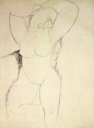 Caryatid, c.1913-14 (pen & ink on paper) | Obraz na stenu