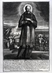 Saint Francois de Sales (1568-1622) (engraving) (b/w photo) | Obraz na stenu