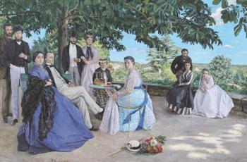 Family reunion, 1867 (oil on canvas) | Obraz na stenu