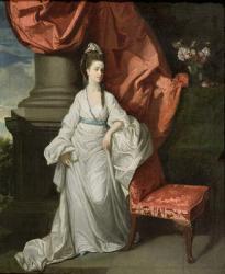 Lady Grant, Wife of Sir James Grant, Bt., 1770-80 (oil on canvas) | Obraz na stenu