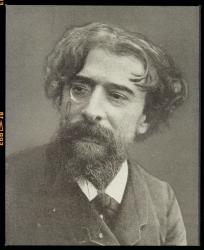 Alphonse Daudet (1840-97) (b/w photo) | Obraz na stenu