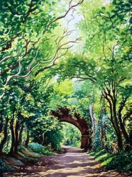 Sudbury Bridge and Trees (watercolour on paper) | Obraz na stenu