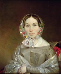 Portrait of Eliza Sophia Tilley, 19th century | Obraz na stenu