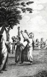 Dancing Girls in Egypt, taken from 'Niebuhr's Travels through Arabia and other countries in the East', 1792 (engraving) | Obraz na stenu