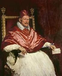 Portrait of Pope Innocent X (1574-1655), 1650 (oil on canvas) | Obraz na stenu