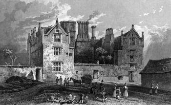 South View of Eastbury House, near Barking, engraved by William Watkins, 1833 (engraving) | Obraz na stenu