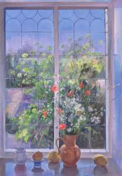 Summer Flowers at Dusk, 1990 | Obraz na stenu