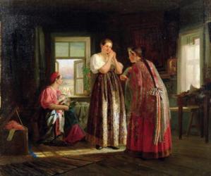 Preparation Before a Party, 1869 (oil on canvas) | Obraz na stenu
