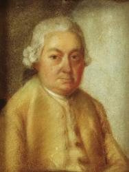 Portrait of Carl Philipp Emanuel Bach, c.1780 (pastel on paper) | Obraz na stenu