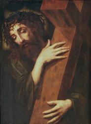 Christ Carrying the Cross (oil on panel) | Obraz na stenu