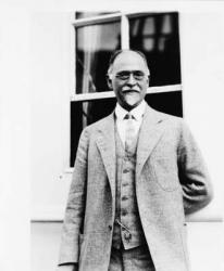 Professor Irving Fisher, 1927 (b/w photo) | Obraz na stenu