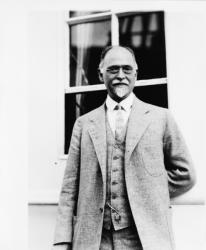 Professor Irving Fisher, 1927 (b/w photo) | Obraz na stenu