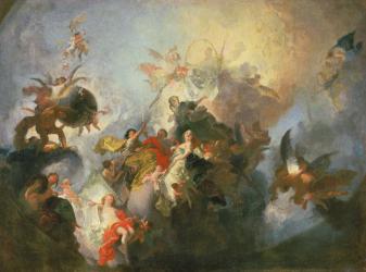 The Glorification of the Order of Premonstratensians, c.1765 (sketch) | Obraz na stenu