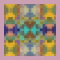 SYMMETRICAL OVERLAY.2014, (digitally enhanced painting) | Obraz na stenu