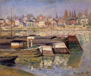 Seine at Asnieres, 1873 (oil on canvas) | Obraz na stenu