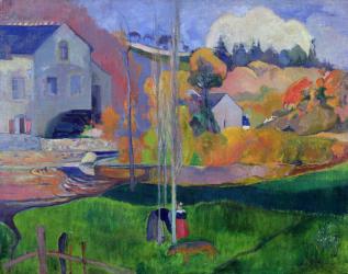 Brittany Landscape: the David Mill, 1894 (oil on canvas) | Obraz na stenu