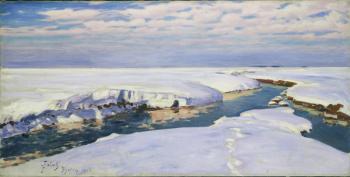 Winter Landscape, 1915 (oil on canvas) | Obraz na stenu