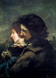 The Happy Lovers, 1844 (oil on canvas) | Obraz na stenu