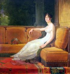 Empress Josephine (1763-1814) at Malmaison, c.1801 (oil on canvas) | Obraz na stenu