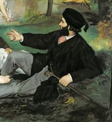 Dejeuner sur l'Herbe, 1863 (oil on canvas) (see also 65761) (detail of 2310) | Obraz na stenu