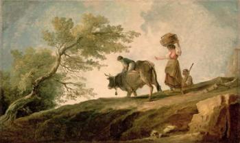 The Pasture (oil on canvas) | Obraz na stenu