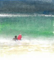 Surfing 2, Sri Lanka, 2015 (w/c on paper) | Obraz na stenu