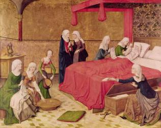 The Birth of the Virgin (oil on panel) | Obraz na stenu