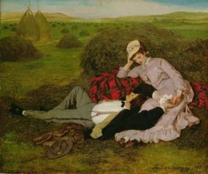 The Lovers, 1870 (oil on canvas) | Obraz na stenu