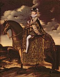 Equestrian Portrait of Henri IV (1553-1610) (oil on canvas) | Obraz na stenu