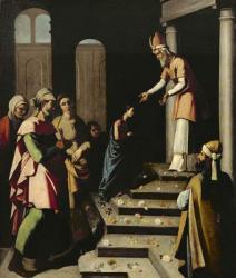 Presentation of the Virgin in the Temple (oil on canvas) | Obraz na stenu