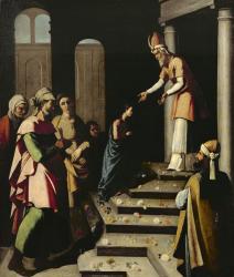 Presentation of the Virgin in the Temple (oil on canvas) | Obraz na stenu