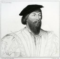 Thomas Vaux, 2nd Baron Vaux of Harrowden (engraving) | Obraz na stenu