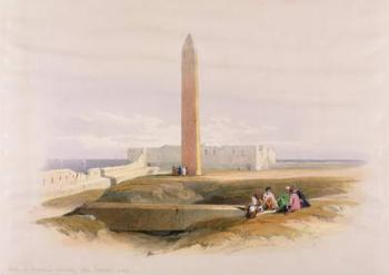 Obelisk at Alexandria, commonly called Cleopatra's Needle, from "Egypt and Nubia", Vol.1 (litho) | Obraz na stenu