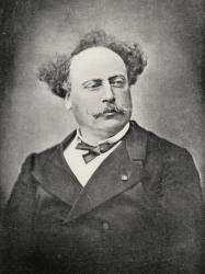 Alexandre Dumas Fils (1824-95) (b/w photo) | Obraz na stenu