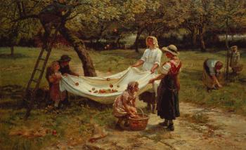 The Apple Gatherers, 1880 | Obraz na stenu