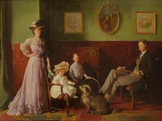 Group portrait of the family of George Swinton | Obraz na stenu