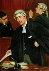 The Barrister (oil on canvas) | Obraz na stenu