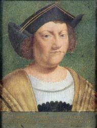 Portrait of Christopher Columbus (1451-1506) (vellum) | Obraz na stenu