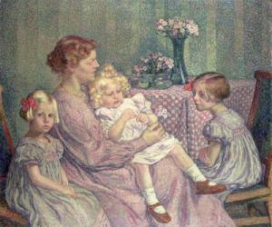 Madame van de Velde and her Children, 1903 | Obraz na stenu