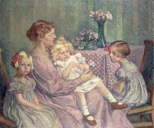 Madame van de Velde and her Children, 1903 | Obraz na stenu