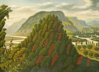 The Connecticut Valley (oil on canvas) | Obraz na stenu