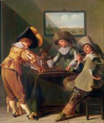 Backgammon Players, 17th century | Obraz na stenu