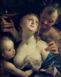 Bacchus, Venus and Cupid | Obraz na stenu