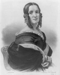 Angelica Van Buren, 1842 (engraving) | Obraz na stenu