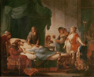 Antiochus and Stratonice (oil on canvas) | Obraz na stenu