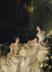 The Wyndham Sisters: Lady Elcho, Mrs. Adeane, and Mrs. Tennant, 1899 (oil on canvas) | Obraz na stenu