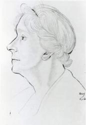 Mary Ethel Gill, 1940 (pencil & sanguine on paper) | Obraz na stenu