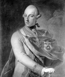 Portrait of Joseph II (1741-90) of Habsbourg-Lorraine (oil on canvas) (b/w photo) | Obraz na stenu