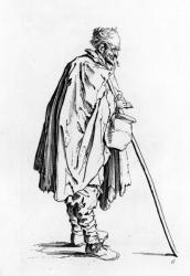 The Beggar with the Pitcher, c.1622-3 (engraving) | Obraz na stenu